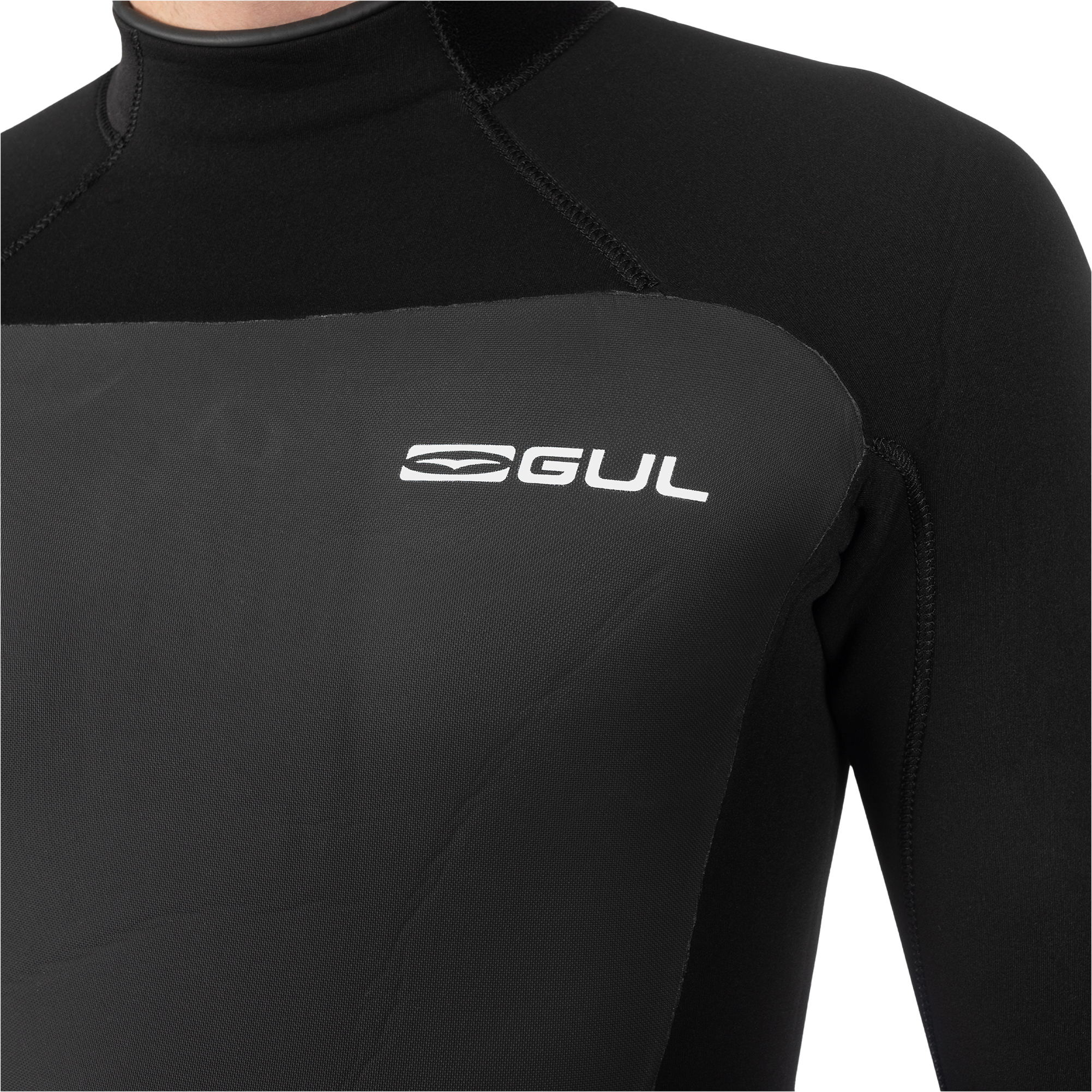 2025 Gul Mens Response 3/2mm GBS Back Zip Wetsuit RE1231-C1 - Black